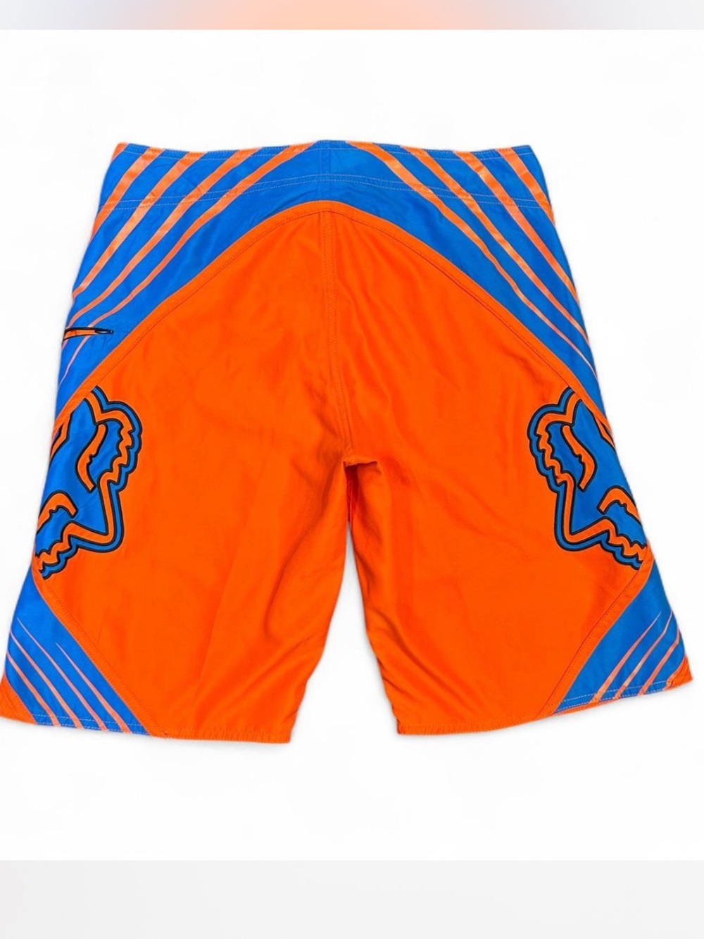 Fox Racing Y2K Orange and Blue Men's Swim Boardshorts